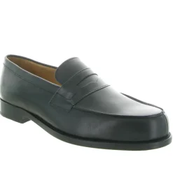 mocassins - Elégant - homme - Cuir - Noir - Pellet