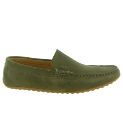 mocassins - Elégant - homme - Nubuck - Kaki - Al tei