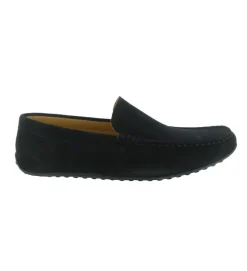 mocassins - Elégant - homme - Nubuck - Bleu Marine - Al tei