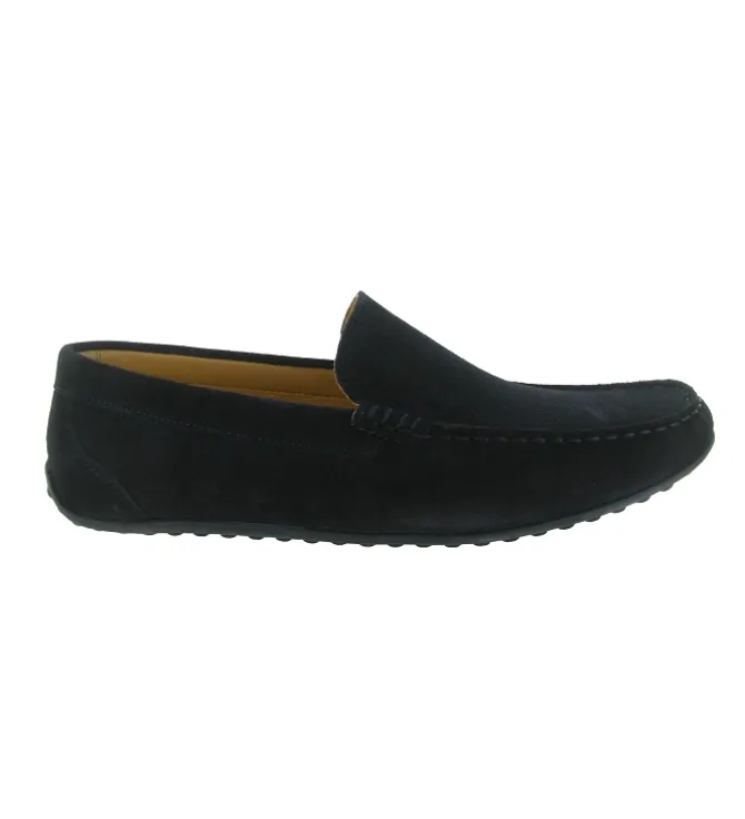 mocassins - Elégant - homme - Nubuck - Bleu Marine - Al tei