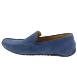 mocassins - Elégant - homme - Nubuck - Bleu - Al tei
