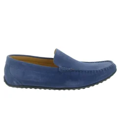 mocassins - Elégant - homme - Nubuck - Bleu - Al tei