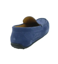 mocassins - Elégant - homme - Nubuck - Bleu - Al tei