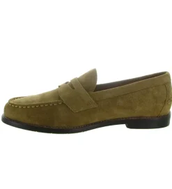 mocassins - Elégant - homme - Nubuck - Camel - Ralph lauren
