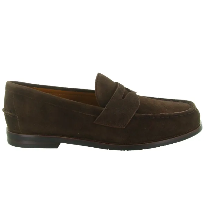 mocassins - Elégant - homme - Nubuck - Marron - Ralph lauren