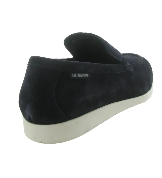 mocassins - Elégant - homme - Nubuck - Bleu Marine - Mephisto