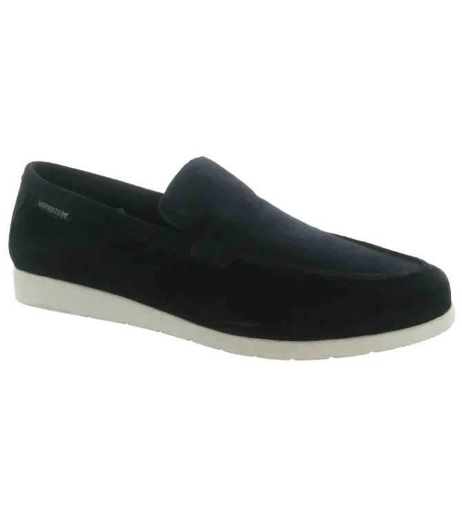 mocassins - Elégant - homme - Nubuck - Bleu Marine - Mephisto