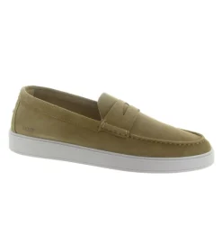 mocassins - Elégant - homme - Nubuck - Gris - Black stone