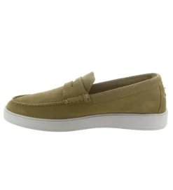 mocassins - Elégant - homme - Nubuck - Gris - Black stone