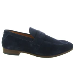 mocassins - Elégant - homme - Nubuck - Bleu - Atelier tropezien