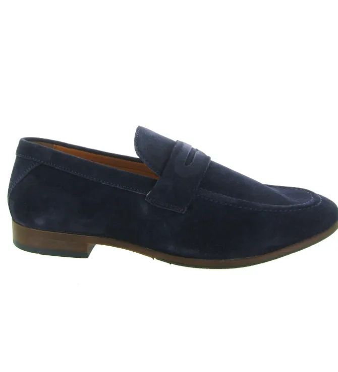 mocassins - Elégant - homme - Nubuck - Bleu - Atelier tropezien