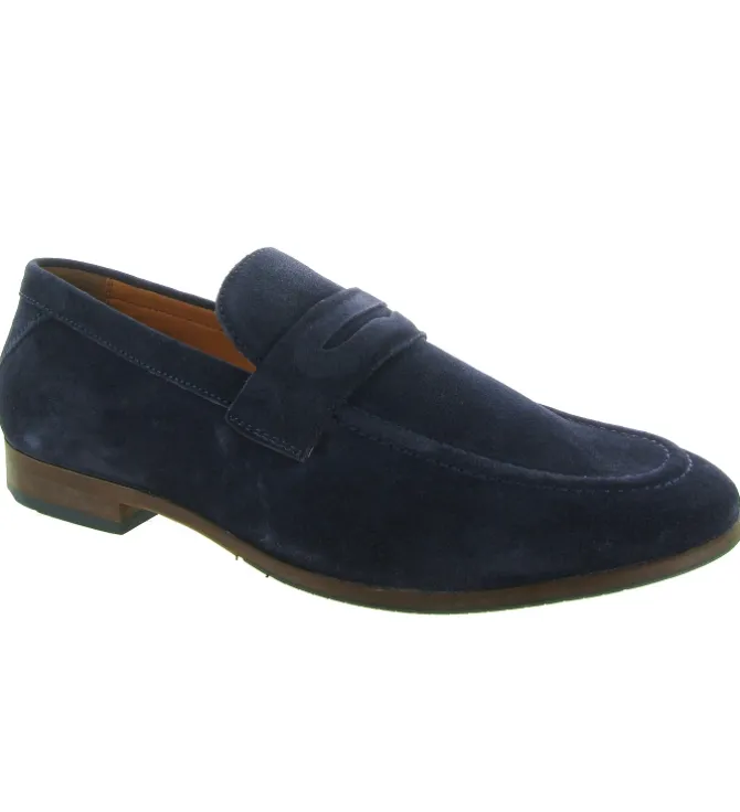 mocassins - Elégant - homme - Nubuck - Bleu - Atelier tropezien