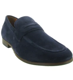 mocassins - Elégant - homme - Nubuck - Bleu - Atelier tropezien