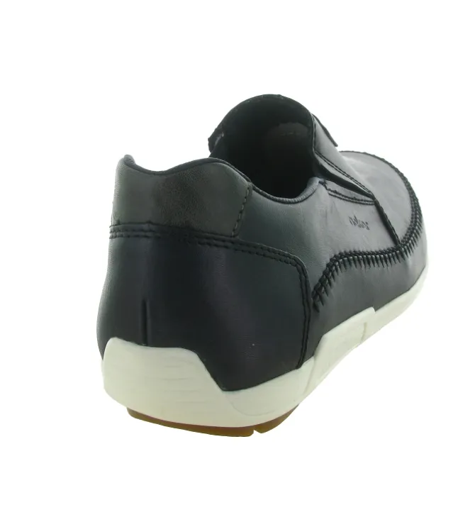 mocassins - Elégant - homme - Synthétique - Bleu Marine - Rieker