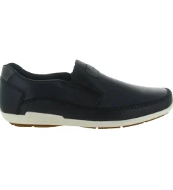 mocassins - Elégant - homme - Synthétique - Bleu Marine - Rieker