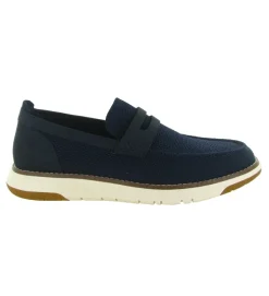 mocassins - Elégant - homme - Textile - Bleu Marine - Schmoove