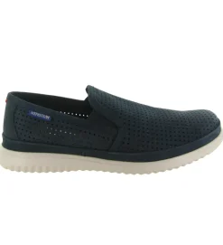 mocassins - Elégant - homme - Toile - Bleu Marine - Mephisto