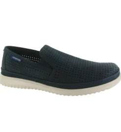 mocassins - Elégant - homme - Toile - Bleu Marine - Mephisto
