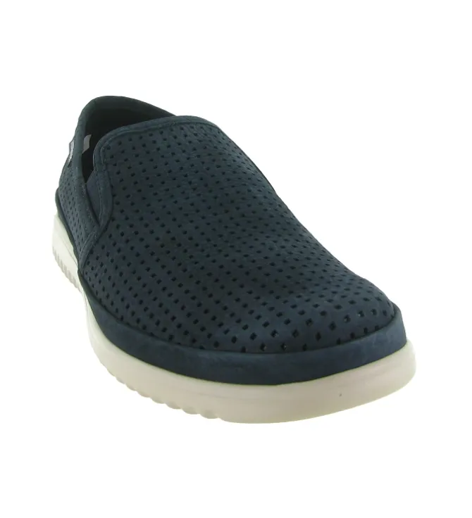 mocassins - Elégant - homme - Toile - Bleu Marine - Mephisto