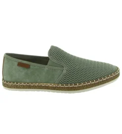 mocassins - Elégant - homme - Toile - Kaki - Rieker