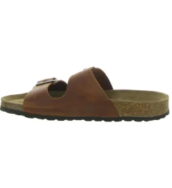 nu pieds - Mules et Tongs - homme - Cuir - Marron - Armando