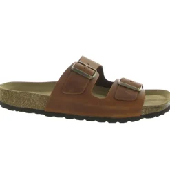 nu pieds - Mules et Tongs - homme - Cuir - Marron - Armando