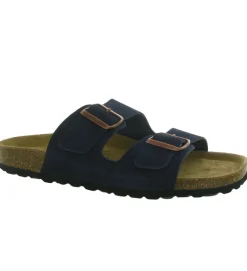 nu pieds - Mules et Tongs - homme - Cuir - Bleu Marine - Armando