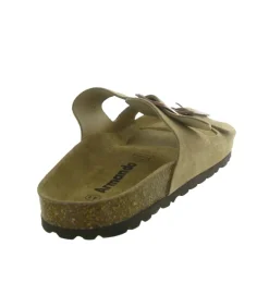 nu pieds - Mules et Tongs - homme - Cuir - Taupe - Armando