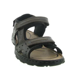 nu pieds - Sandales - homme - Cuir - Marron - Rieker