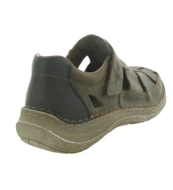 nu pieds - Sandales - homme - Cuir - Marron - Rieker