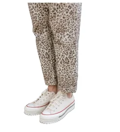 pantalon - CHINO - vetement femme - Coton - Léopard - Freeman t.porter
