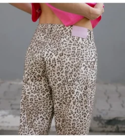pantalon - CHINO - vetement femme - Coton - Léopard - Freeman t.porter