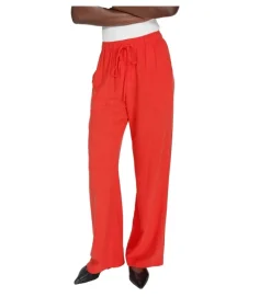 pantalon - DROIT - vetement femme - Textile - Orange - Grace and mila