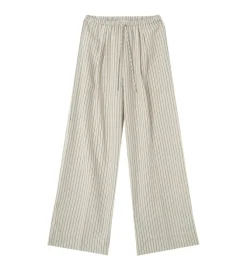 pantalon - DROIT - vetement femme - Textile - Beige - Grace and mila