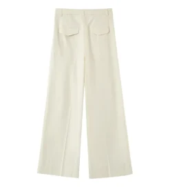 pantalon - DROIT - vetement femme - Textile - Beige - Grace and mila