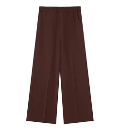 pantalon - DROIT - vetement femme - Coton - Marron - Grace and mila