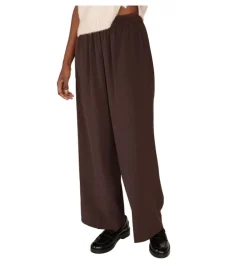 pantalon - DROIT - vetement femme - Coton - Marron - Grace and mila