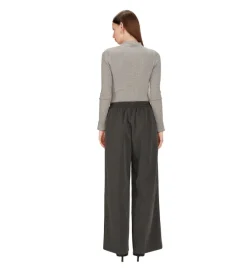 pantalon - DROIT - vetement femme - Textile - Anthracite - Grace and mila