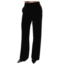 pantalon - DROIT - vetement femme - Synthétique - Noir - Grace and mila