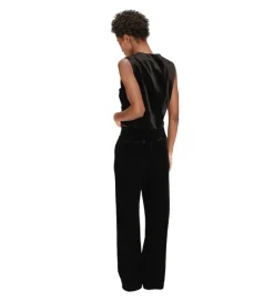 pantalon - DROIT - vetement femme - Synthétique - Noir - Grace and mila