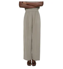 pantalon - DROIT - vetement femme - Textile - Kaki - Grace and mila