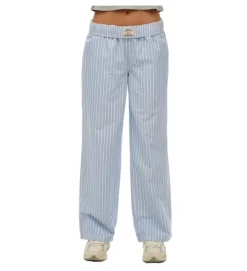 pantalon - DROIT - vetement femme - Coton - Bleu - Superdry