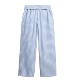 pantalon - DROIT - vetement femme - Coton - Bleu - Superdry