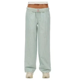 pantalon - DROIT - vetement femme - Coton - Vert - Superdry