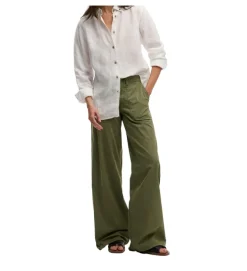 pantalon - DROIT - vetement femme - Coton - Kaki - Superdry
