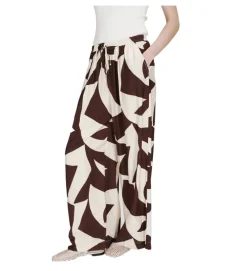 pantalon - DROIT - vetement femme - Synthétique - Chocolat - Grace and mila