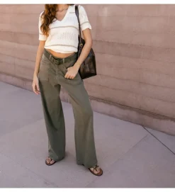 pantalon - JEANS - vetement femme - Jeans - Kaki - Freeman t.porter