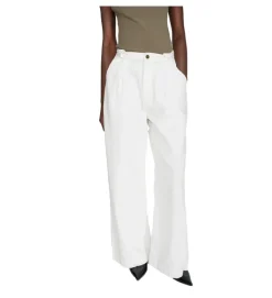 pantalon - JEANS - vetement femme - Coton - Blanc - Grace and mila