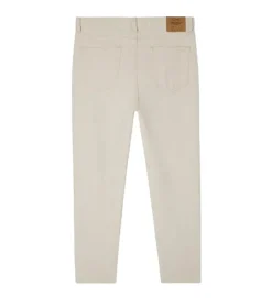 pantalon - JEANS - vetement homme - Cuir - Crème - American vintage
