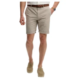pantalon - SHORT - vetement homme - Coton - Beige - Superdry